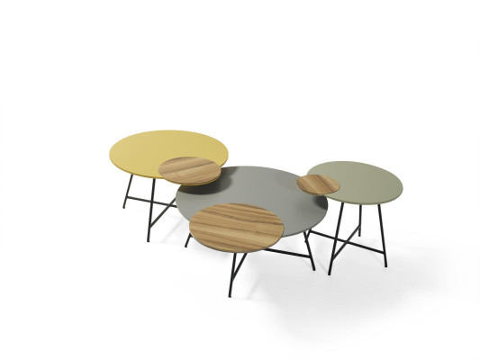 Exklusives Designer-Couchtisch-Set von einem europäischen Möbelhersteller