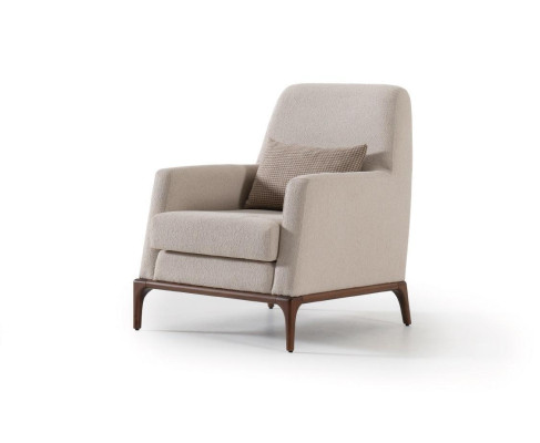 Design Sofa Sessel Couch Polster Luxus Textil Couchen 1 Sitzer neu grau