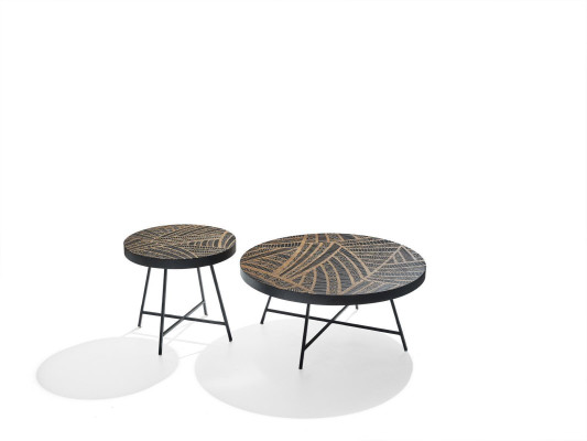 Runder Couchtisch Beistelltisch Wohnzimmer Tisch Beistell Italienischer Stil