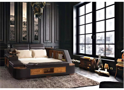 Multifunktion Bett Doppelbetten Modernes Bettgestell Betten 180x200cm Hotel Neu