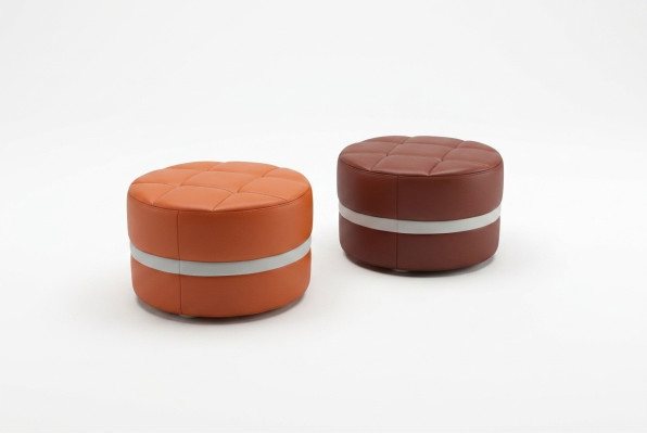 Design Polster Hocker Fußhocker Ottomane Sitz Gepolstert Pufa FT003