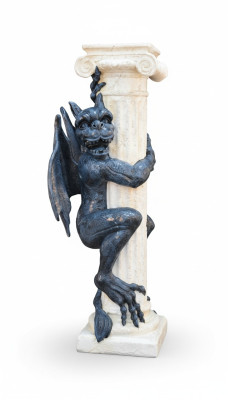 Design Spalten Säule Gragol Gothik Säulen Skulptur Skulpturen Blumen Ständer