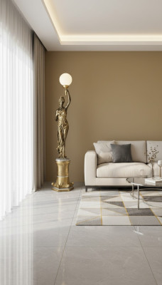 XXL Design Steh Leuchte Stand Leuchten Lampe Skulptur Figur Figuren Statue 227cm