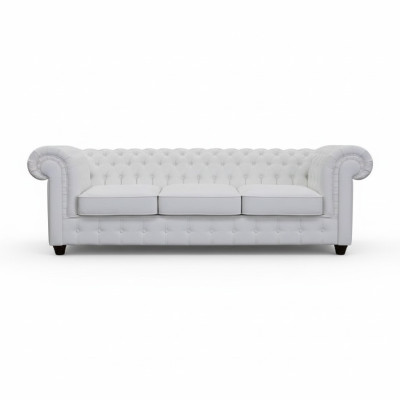 Chesterfield Sofagarnitur Sofa 3+1+1 Couch Polster Set Sofas Couchen S1