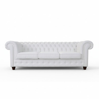 Design Klassiker Chesterfield Big XXL Couch Leder Textil Sofas Couchen 3 Sitzer