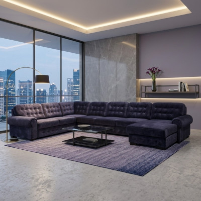 XXL Sofa Polster Schlaf Eck Sitz Polster Garnitur Wohnlandschaft Sofas Couchen