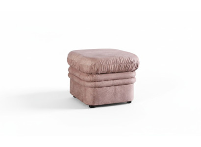 Lounge Hocker XXL Club Fußhocker Ottomane Pufa Stoff Textil Design