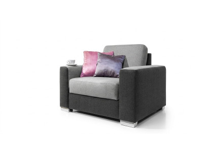 Design Relax Club Sessel Lounge Stuhl Fernseh Polster Couch Stoff 1 Sitzer Sofa