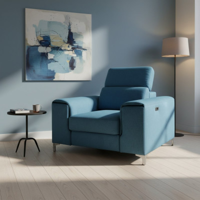 Elektrischer Sessel Heimkino Relax Club Fernseh 1 Sitzer Relax Fußstütze Sofa