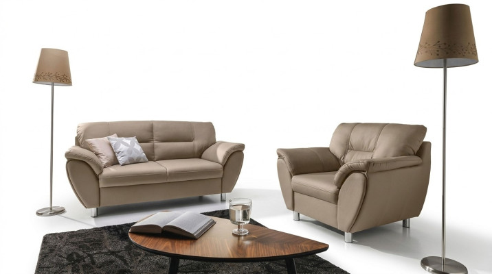 Das edle klassische 2-Sitzer-Sofa im Jugendstil passt in jedes Interieur
