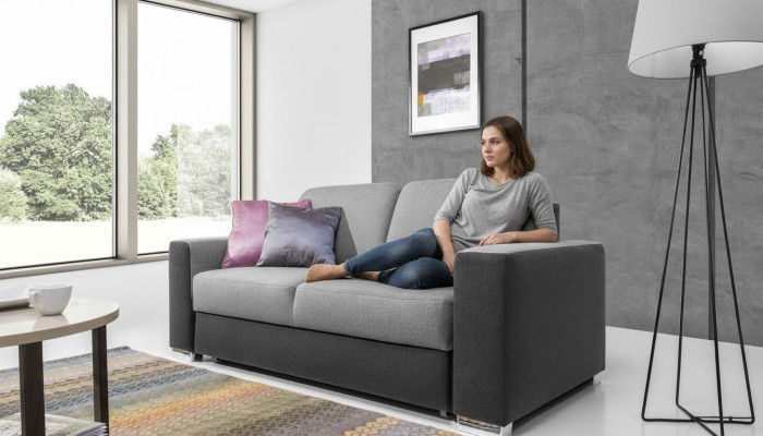 Chesterfield 2 Sitzer Designer Sofa Couch Polster Sofas Couchen Stoff Textil Neu