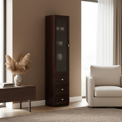 System Büro Deko Möbel Vitrine Aktenschrank Regale Klassischer Holz Schrank