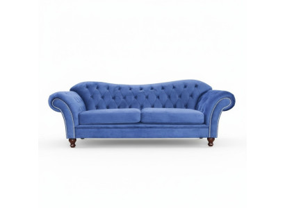 Chesterfield Sofa SHEFFIELD 3 Sitzer mit Bettfunktion Couch Sofas Couchen Neu