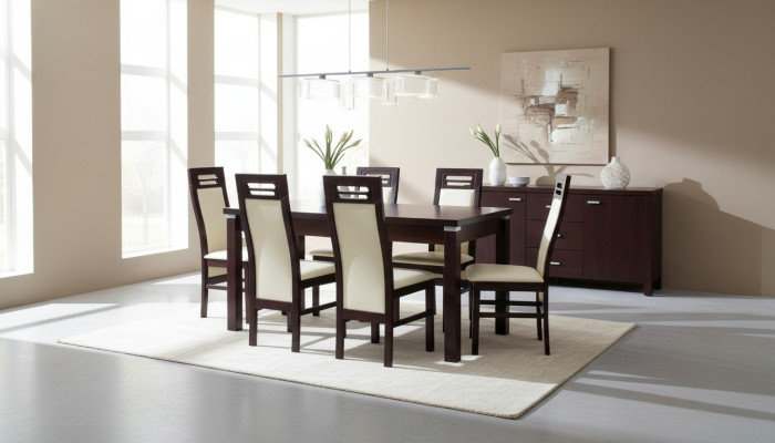 Esszimmer Garnitur Stuhl Set Essgarnituren Tische Essgruppe Tisch