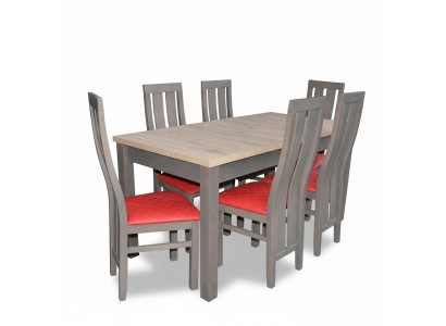 Esstisch Sitzgarnitur Tisch Stuhl Set Esszimmer Garnituren Design Sets