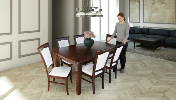 Designer 400cm Holztisch Konferenztisch Tische Meeting Esszimmer Tisch