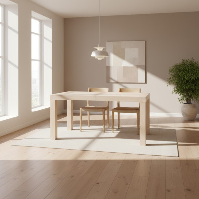 Ausziehbarer Design Holztisch Tisch Dekor Ess Wohnzimmer Holz Tische Massiv