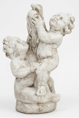 Figur Skulptur Kinder engel Skulpturen Designer Garten Figuren