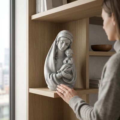 Figur Skulptur Maria Jesus Skulpturen Gott Heilige Figuren Dekor Statuen