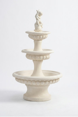 Zierbrunnen Springbrunnen 186cm Skulptur Brunnen Deko Garten Fontaine Teich Neu