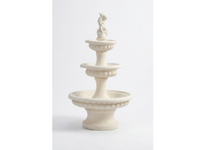 Zierbrunnen Springbrunnen 186cm Skulptur Brunnen Deko Garten Fontaine Teich Neu