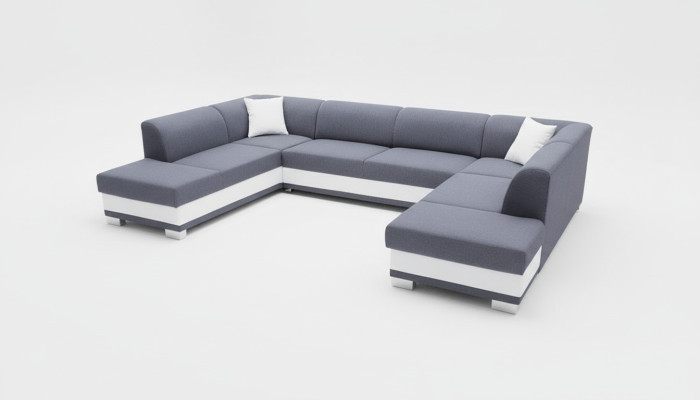 XXL Wohnlandschaft Ecksofa Couch Polster Garnitur Ecke Designer U-Form Neu Sofa