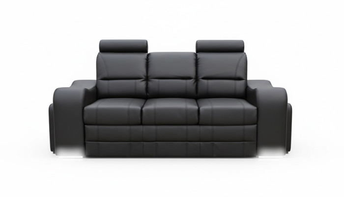 3 Sitzer Sofa Couch Polster Couchen Sofas 3 Sitzer mit Hocker Garnitur Polster