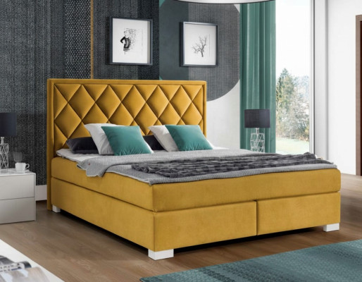 Betten Bett Polster Leder Textil Designer Edles Doppel Ehe Hotel Boxspring