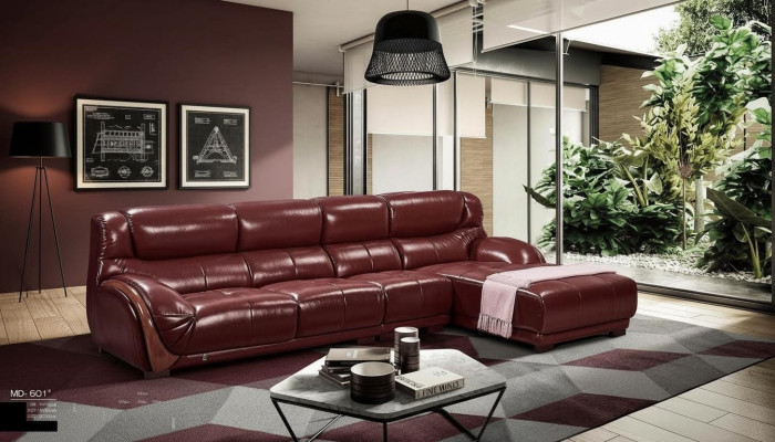 Eck Sofa Leder Polster Sitz Couch Garnitur Wohn Zimmer Landschaft Sofas