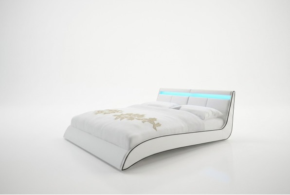 Design Betten Doppel Ehe Modernes Hotel Gestell Schlaf Zimmer Leder