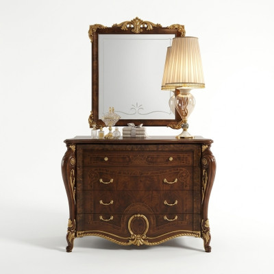 XXL Kommode Anrichte Sideboard Buffet Regal Schrank Jugendstil Echte