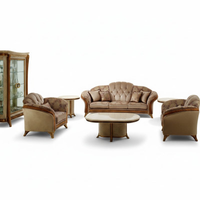 Luxus Klasse 2+1+1 Italienische Möbel Sofagarnitur Couch Sofa Neu arredoclassic™