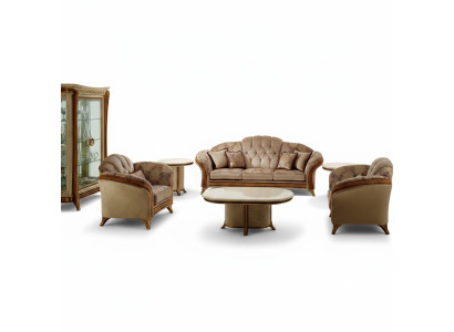 Luxus Klasse 2+1+1 Italienische Möbel Sofagarnitur Couch Sofa Neu arredoclassic™