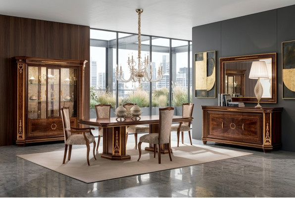 Möbel Tisch Wohnzimmer Neu Holz Esszimmer Barock Rokoko Klassisch