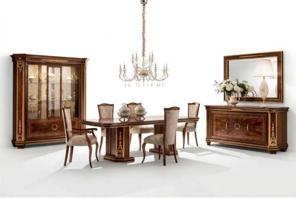 Möbel Tisch Wohnzimmer Neu Holz Esszimmer Barock Rokoko Klassisch