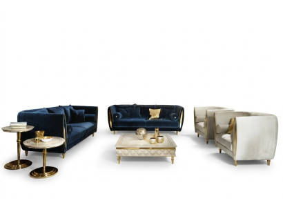 Luxus Klasse 3+2 Italienische Möbel Sofagarnitur Couch Sofa Neu