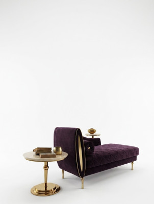 Chaiselongue Liege Relax Sofa Sessel Klassisch Barock Rokoko Jungendstil
