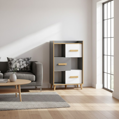 Bücherregal Regal Kommode Wand Schrank Kommoden Regale Aufbewahrung 