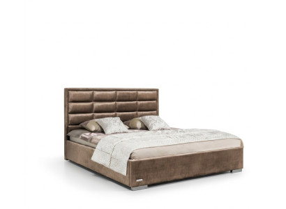 Designer Bett Schlafzimmer Betten Textil Leder Hotel Luxus Samt Polster