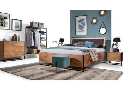 Holz Designer Bett Schlafzimmer Betten Textil Leder Hotel Luxus Polster