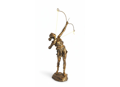 Diana Göttin Bogen Pfeil XXL Designer Statue Skulptur Figur Statuen Dekoration