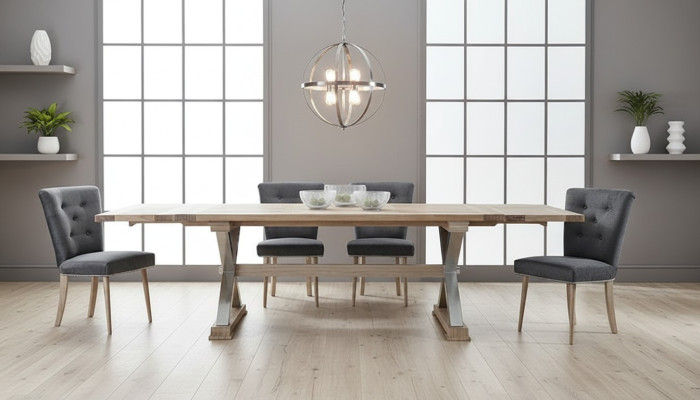 Esszimmer Holz Tische Essgruppe Set Stuhl Gruppe Neu Tisch 4 Design