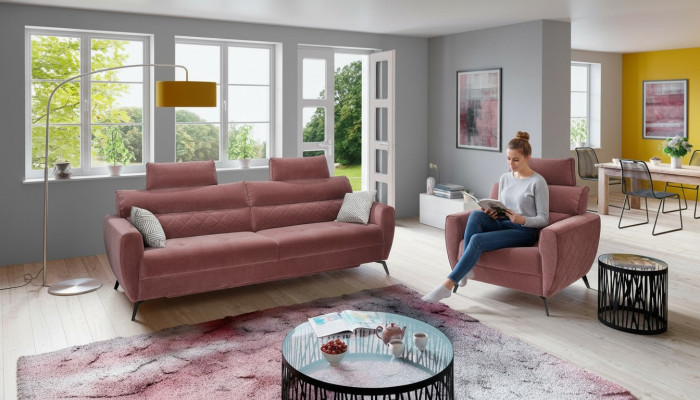 Dreisitzer Couch Polster Design Sofa Sitz 3er Sofas Zimmer Möbel Moderne Leder