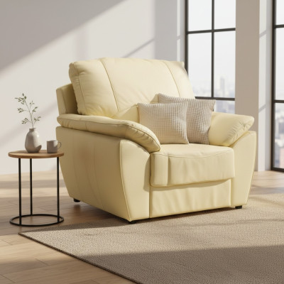 Echtleder Sofagarnitur 3+1 Sitz Klassische Sofa Couch Polster Garnitur Set