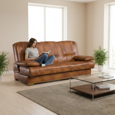 Sofagarnitur 3+1+1 Sitzer Set Design Sofas Polster Couchen Relax 100% Leder Neu