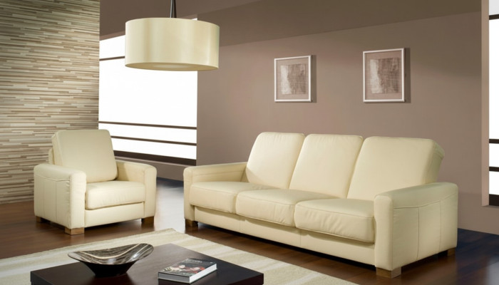 Sofagarnitur Moderne 3+1 Sitzer Set Design Sofas Polster Couchen Leder
