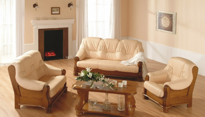 Sofagarnitur 3+2+2 Sitzer Wohnlandschaft Sofas Klassische Couchen Polster Neu