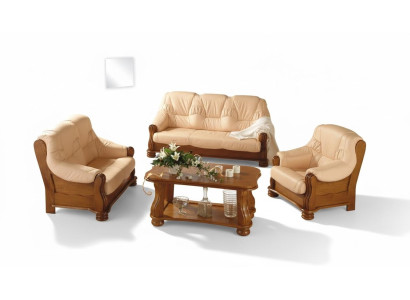 Klassischer Sessel Leder 1 Sitzer Couch Sofa Polster Einsitzer 1er Neu Fernseh