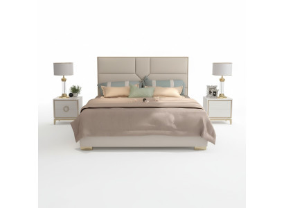 Bett Polster Design Luxus Hotel Betten Ehe 180x200cm Schlaf Zimmer