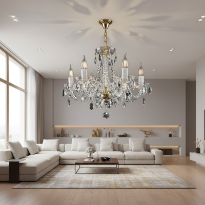 XXL Grand Hotel Kronleuchter Salles Lampen Cristal Abdeckung Leuchten Crown Lampe